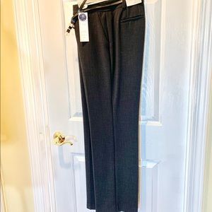 Charter club gray tweed straight leg pants